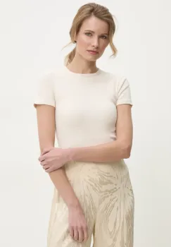 Answear Lab tricou femei, culoarea bej imagine