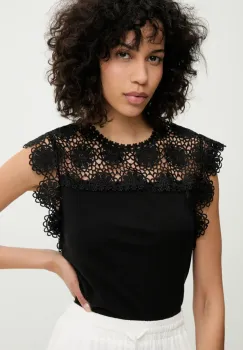 Answear Lab tricou femei, culoarea negru imagine