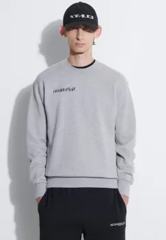 Aries hanorac de bumbac barbati, culoarea gri, cu imprimeu imagine