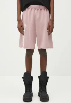 Aries pantaloni scurti din bumbac Aged Ancient Column Sweatshort imagine