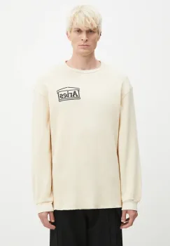 Aries pulover de bumbac Waffle imagine