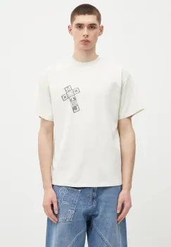 Aries tricou din bumbac Faded God Town SS Tee imagine