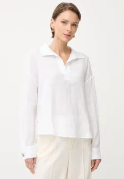Armani Exchange bluza tip camasa de dama din in imagine
