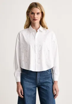 Armani Exchange  camasa de dama din bumbac imagine