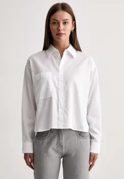 Armani Exchange camasa de dama din bumbac imagine