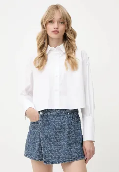 Armani Exchange camasa din bumbac imagine