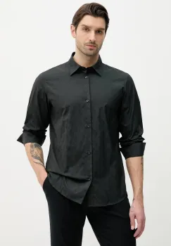 Armani Exchange camasa din bumbac imagine