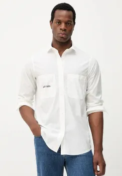 Armani Exchange camasa din bumbac imagine