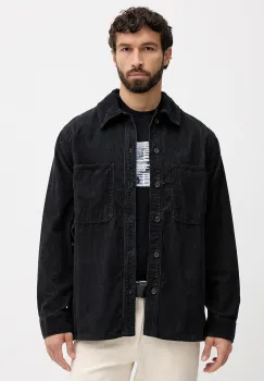 Armani Exchange camasa din velur imagine