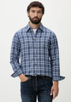 Armani Exchange camasa pentru barbati, cu bumbac imagine