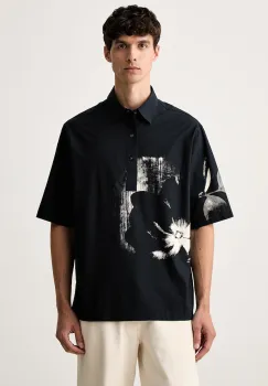 Armani Exchange camasa pentru barbati din bumbac imagine