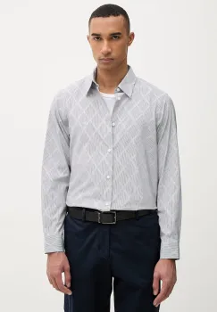 Armani Exchange camasa pentru barbati din bumbac imagine