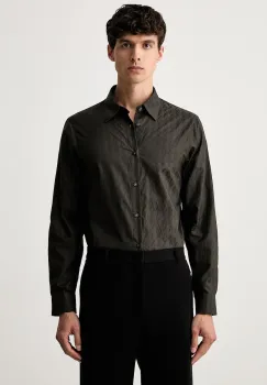 Armani Exchange camasa pentru barbati din bumbac imagine