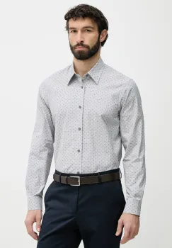 Armani Exchange camasa pentru barbati, din bumbac imagine