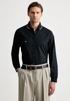 Armani Exchange camasa pentru barbati din bumbac imagine