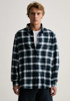 Armani Exchange camasa pentru barbati din bumbac imagine