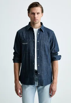 Armani Exchange camasa pentru barbati din bumbac imagine