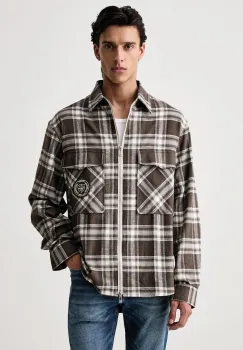 Armani Exchange camasa pentru barbati din bumbac imagine