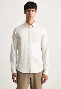 Armani Exchange camasa pentru barbati din bumbac cu elastan imagine