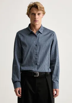Armani Exchange camasa pentru barbati, din bumbac imagine
