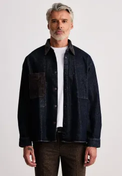 Armani Exchange  camasa pentru barbati din denim imagine