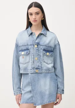 Armani Exchange geaca de blugi pentru femei imagine