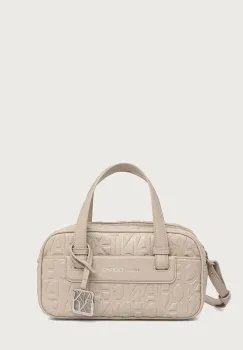 Armani Exchange geanta baguette pentru femei cu imitatie de piele imagine