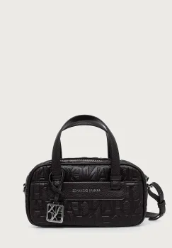 Armani Exchange geanta baguette pentru femei cu imitatie de piele imagine