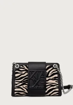 Armani Exchange geanta crossbody pentru femei cu imitatie de piele intoarsa imagine