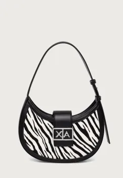Armani Exchange geanta hobo pentru femei cu imitatie de piele imagine