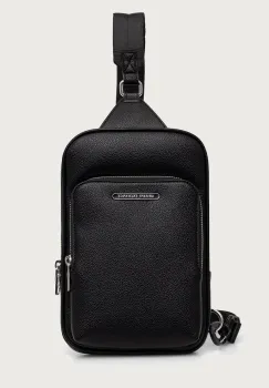 Armani Exchange geanta mica pentru barbati cu imitatie de piele imagine