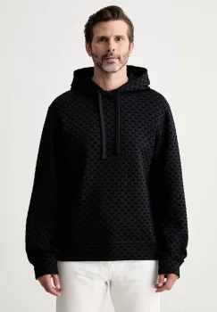 Armani Exchange hanorac cu gluga pentru barbati cu bumbac imagine