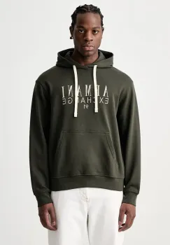 Armani Exchange  hanorac cu gluga pentru barbati din bumbac imagine