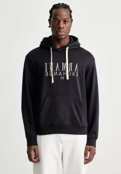 Armani Exchange  hanorac cu gluga pentru barbati din bumbac imagine