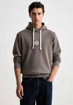 Armani Exchange hanorac cu gluga pentru barbati din bumbac cu elastan imagine