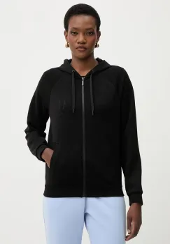 Armani Exchange hanorac cu gluga pentru femei imagine