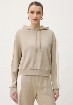 Armani Exchange hanorac cu gluga pentru femei din bumbac imagine