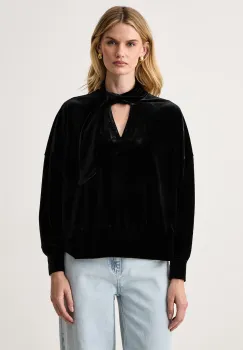 Armani Exchange  hanorac pentru femei din velur imagine