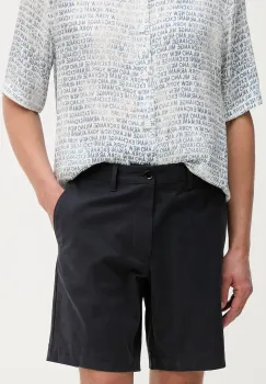 Armani Exchange pantaloni scurti de dama cu bumbac imagine