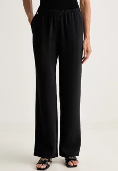 Armani Exchange pantaloni straight pentru femei imagine