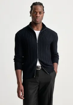 Armani Exchange  pulover cu fermoar pentru barbati cu amestec de lana imagine