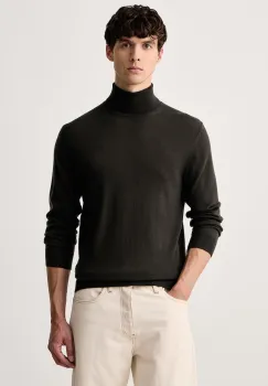 Armani Exchange  pulover cu guler inalt pentru barbati din lana imagine