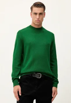 Armani Exchange pulover din amestec de lana imagine