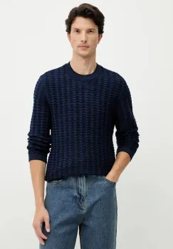 Armani Exchange pulover din amestec de lana imagine