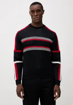 Armani Exchange pulover din amestec de lana imagine