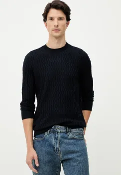 Armani Exchange pulover din amestec de lana imagine