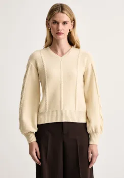 Armani Exchange  pulover loungewear pentru femei cu amestec de lana imagine