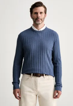 Armani Exchange pulover pentru barbati cu vascoza imagine