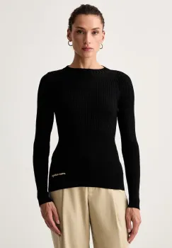 Armani Exchange pulover pentru femei cu vascoza imagine