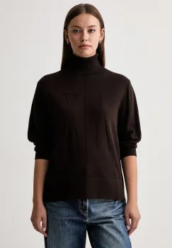 Armani Exchange pulover pentru femei din lana imagine